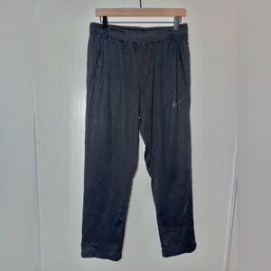 Nike Dri-Fit Jogger Pants Women’s Size Large Black Polyester Fleece Lined